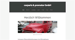 Desktop Screenshot of carparts-promotor.de