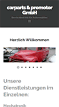 Mobile Screenshot of carparts-promotor.de