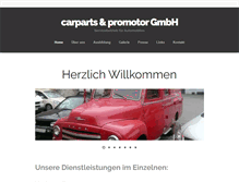 Tablet Screenshot of carparts-promotor.de